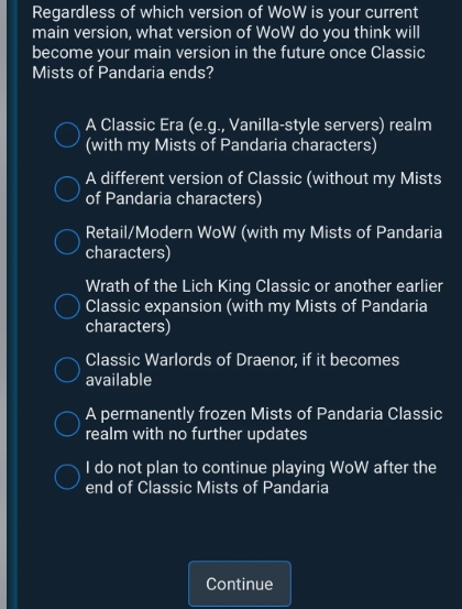 wow classic plus survey 5